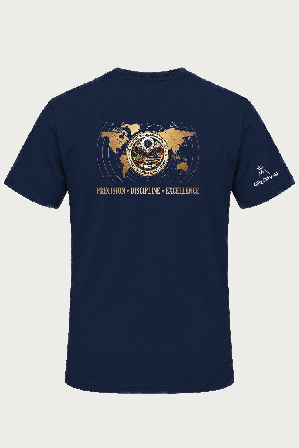 IMN T-shirt back design