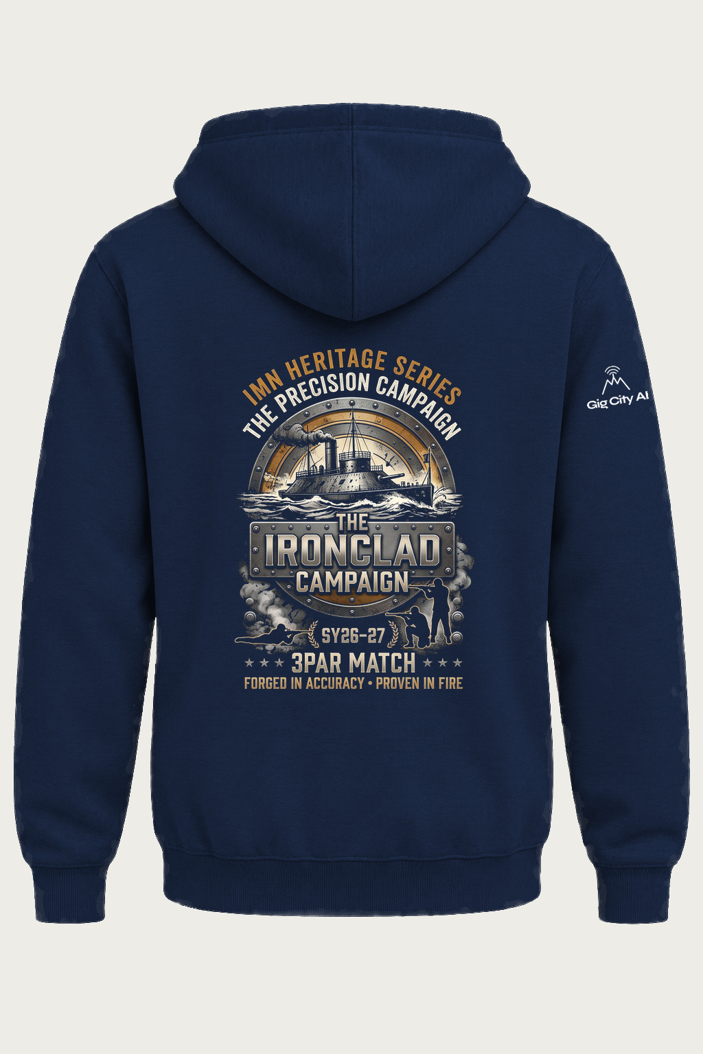 Ironclad Campaign Hoodie back design