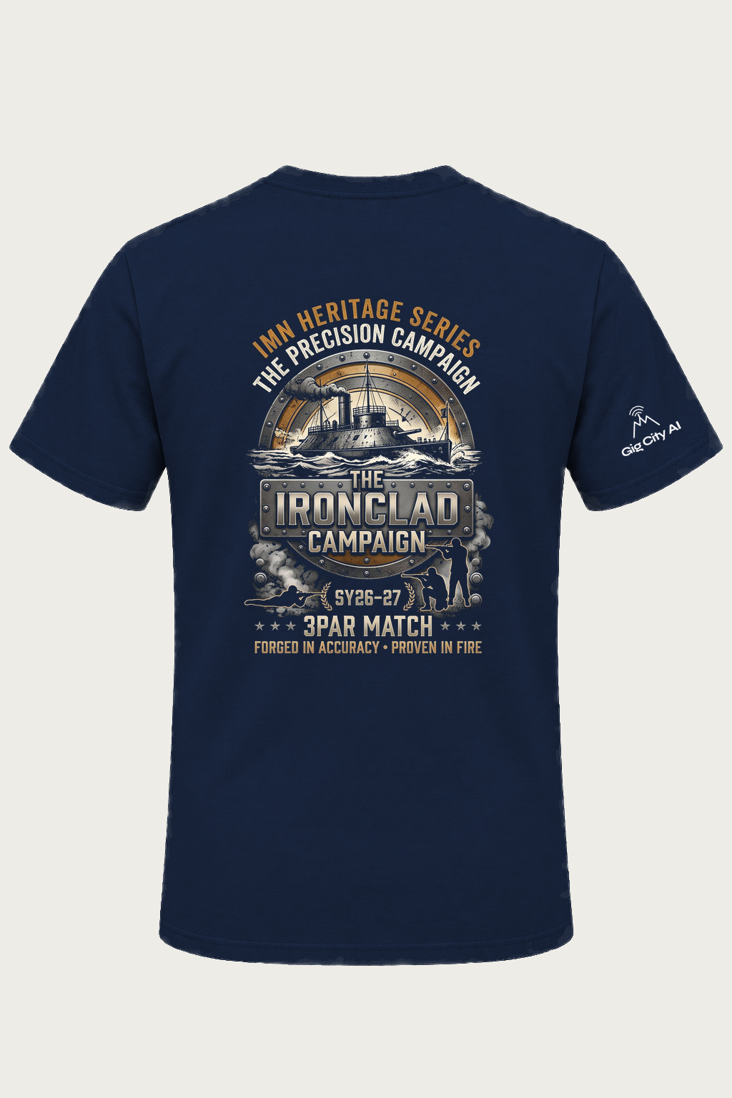 Ironclad Campaign T-shirt back design